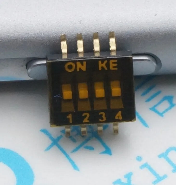 50 шт. Dshp04Tsger 4Bit 1 27 мм 8Pin 4 переключения Smd переключатель кода|switch smd|switch switchswitch codes |