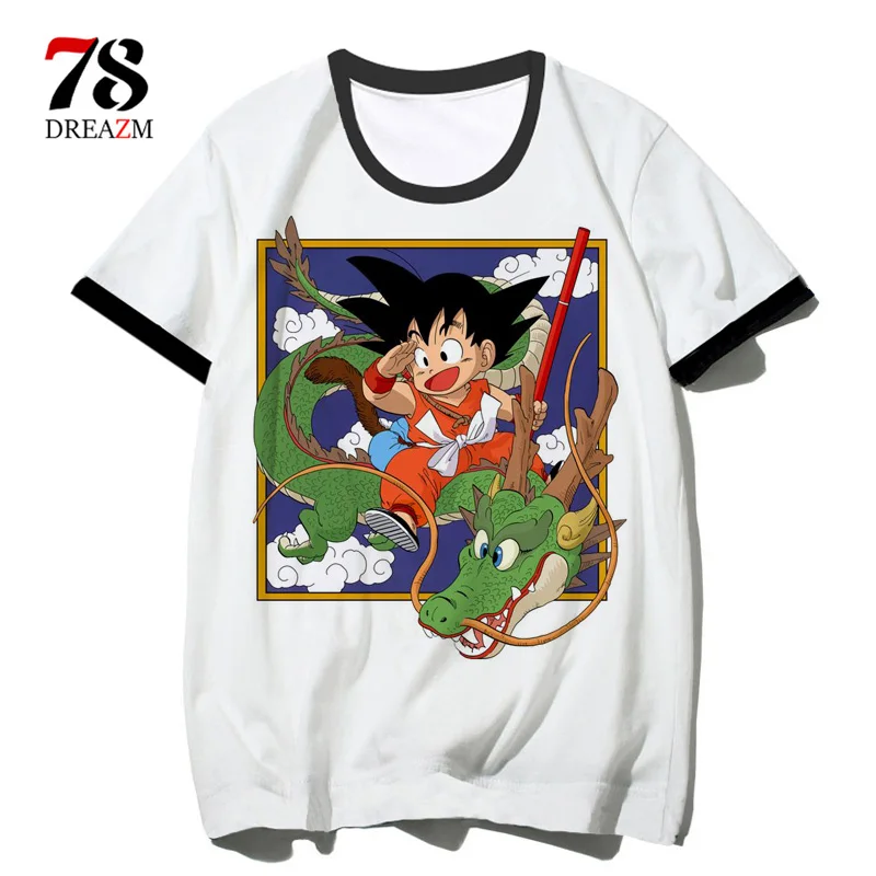 1246 Dragon Ball футболка гоку пара топ тройник вегета мужчины/женщины наруто лучший друг футболка Dragon Ball Z футболка dbz Son аниме - Цвет: 1246