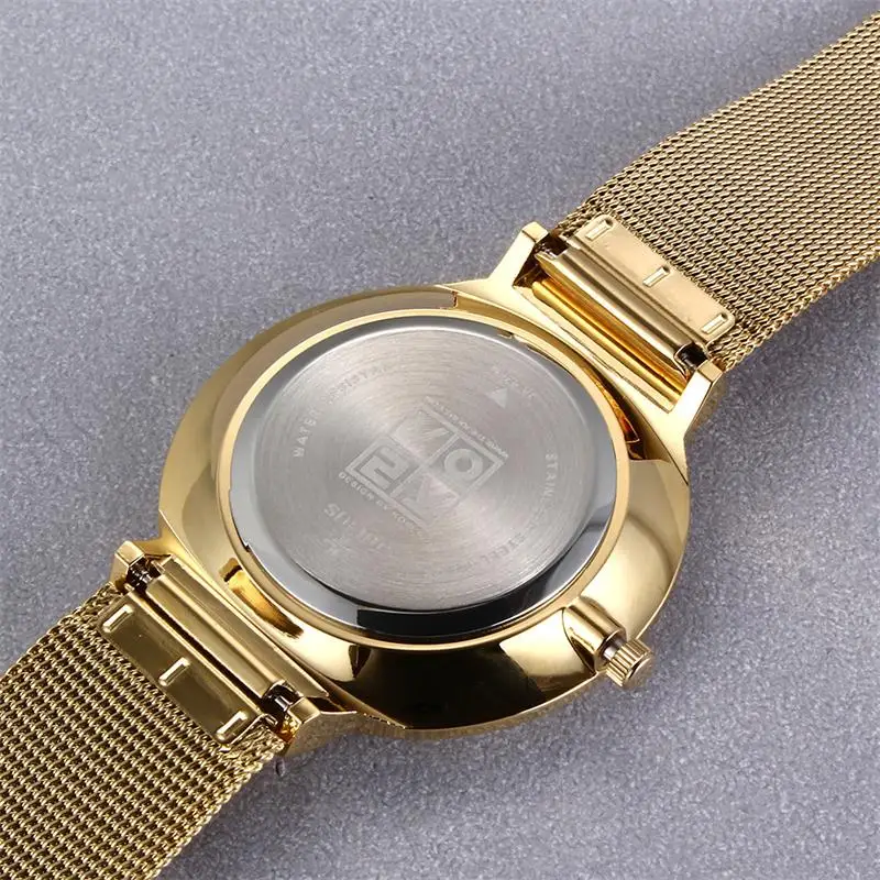 Мужские кварцевые часы Julius супертонкие аналоговые повседневные наручные из