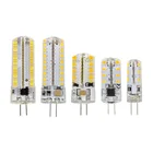 Светодиодсветодиодный лампа G4 SMD 3014 DC 12V AC 220V белыйтеплый белый свет заменить 10W 20W 30W галогенная прожекторная люстра