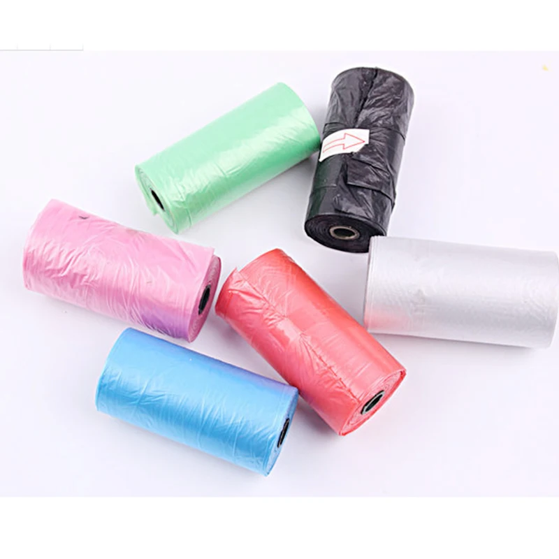 3 Roll 45 Pcs Pet Dog Biodegradable Waste Pooper Scooper Bags on Board Trash garbage clean Supplies Poop | Дом и сад