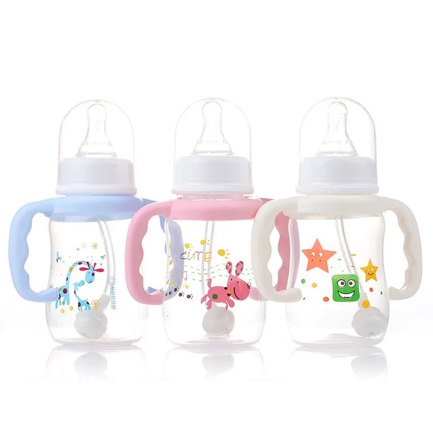 150 мл бутылочка для кормления грудным молоком новорожденных силиконовая соска