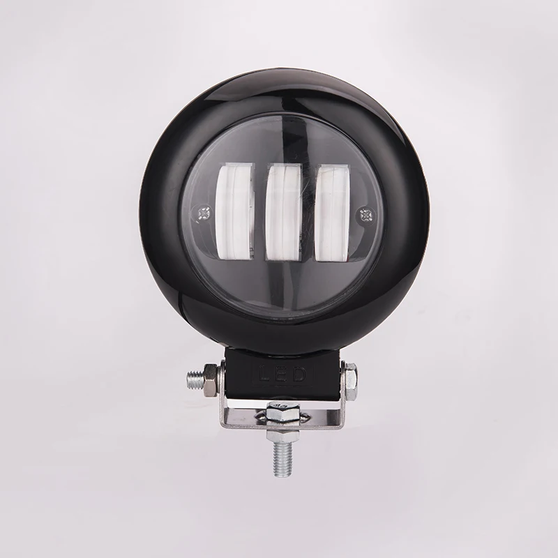 1pcs-black-round Huiermeimi Автомобильная Рабочая лампа led 12 v 50 w мотоциклетные фары 6500 K 4000lm Автомобильная фара вспомогательное Вождение туман лампы прожекторы - Цвет: 1pcs-black-round