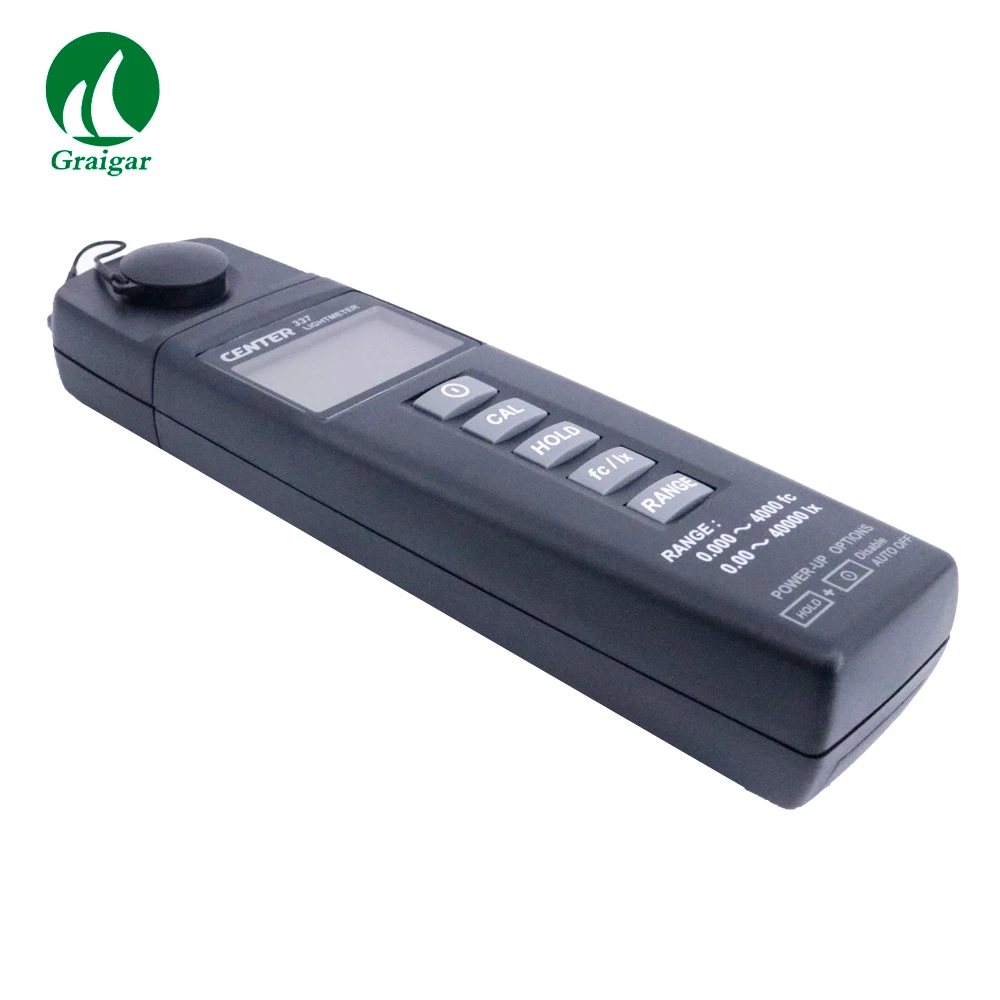 

Portable Light Meter CENTER-337 Light Range 0.000~1000fc