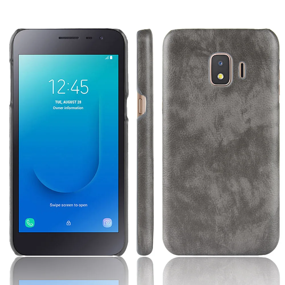 Чехол для Samsung Galaxy J2 Core чехол из искусственной кожи с узором Личи и PC Book J260