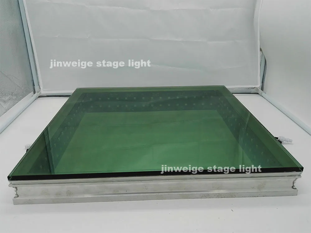 RGB зеркало 1 м x 3D бесконечность СВЕТОДИОДНЫЙ танцпол украшение для ночного клуба