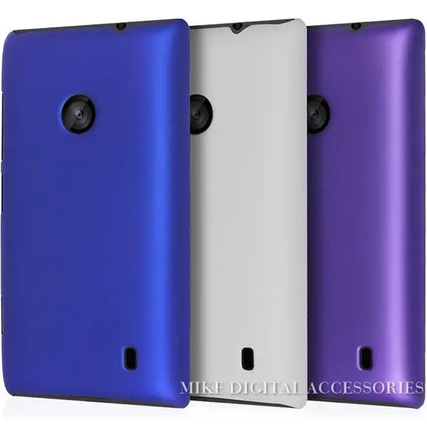 New Hot Selling High Quality Multi Colors Luxury Rubberized Matte Hard Phone Case Cover For Nokia Lumia 520 |
