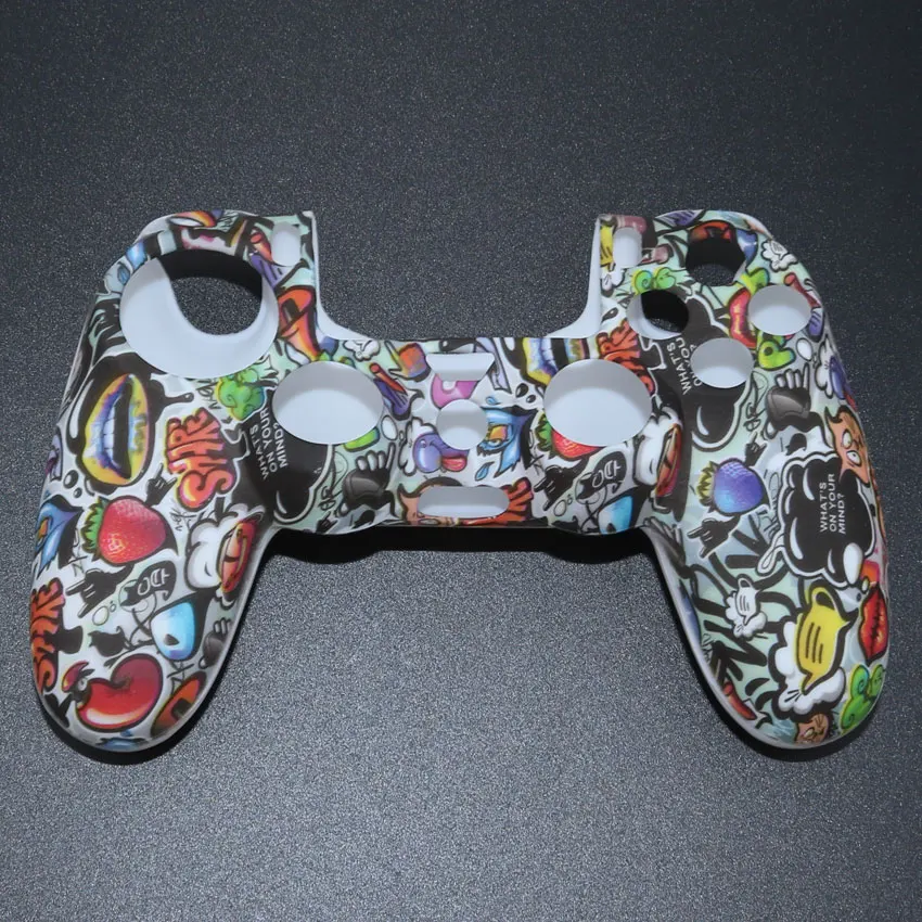 Противоскользящий Мягкий силиконовый чехол YuXi резиновый для Sony PlayStation Dualshock 4 PS4 DS4