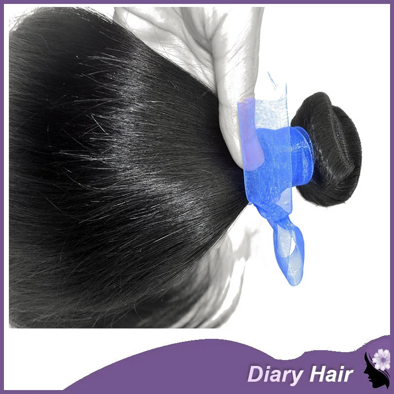 Diary wig Grade 7A Factory price virgin peruvian straight 1pc unprocessed top grade human weave 8&quot-30&quot |