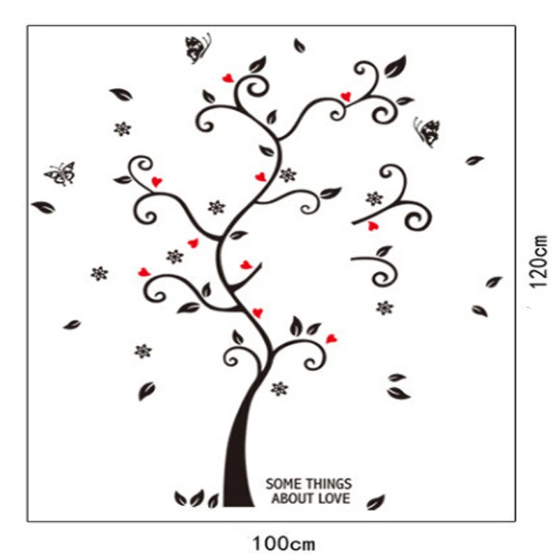 Декор для фоторамки комнаты наклейка на стену с изображением семейного дерева