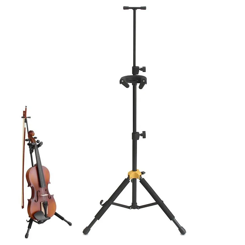 

Portable High Quality 45 - 65 cm Height Folding Aluminum Alloy Floor Violin Ukulele Stands with Stable Tripod Holder