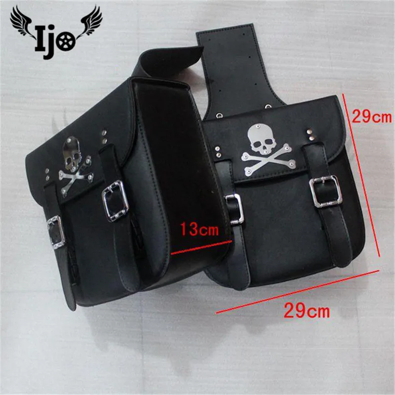 Alforjas para moto Боковая Сумка rcycle сумка с черепом для Vespa benelli piaggio harley sportster softail mochila