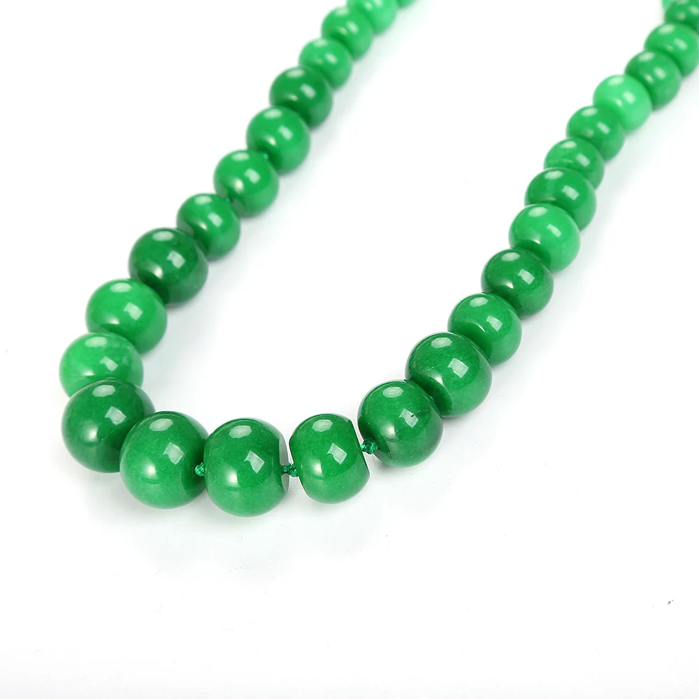 Yumten Green Jasper ожерелье бусы женские массивные ювелирные изделия натуральный камень