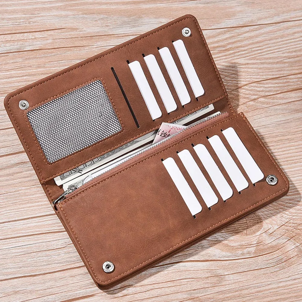 Мужской кошелек деловая внутренняя сумка из искусственной кожи квадратный