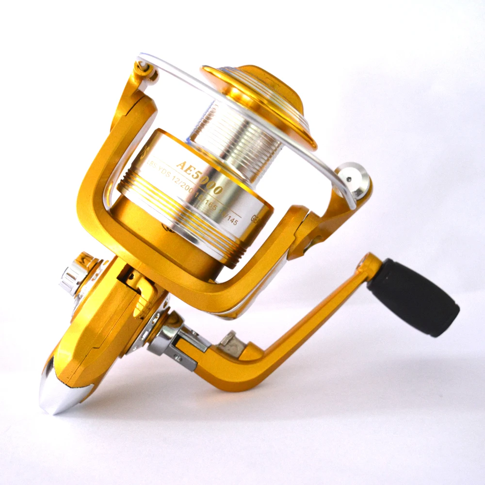 Fishdrops спиннингом Рыбная ловля 12bb Спиннинг катушки влево/вправо ручная передача