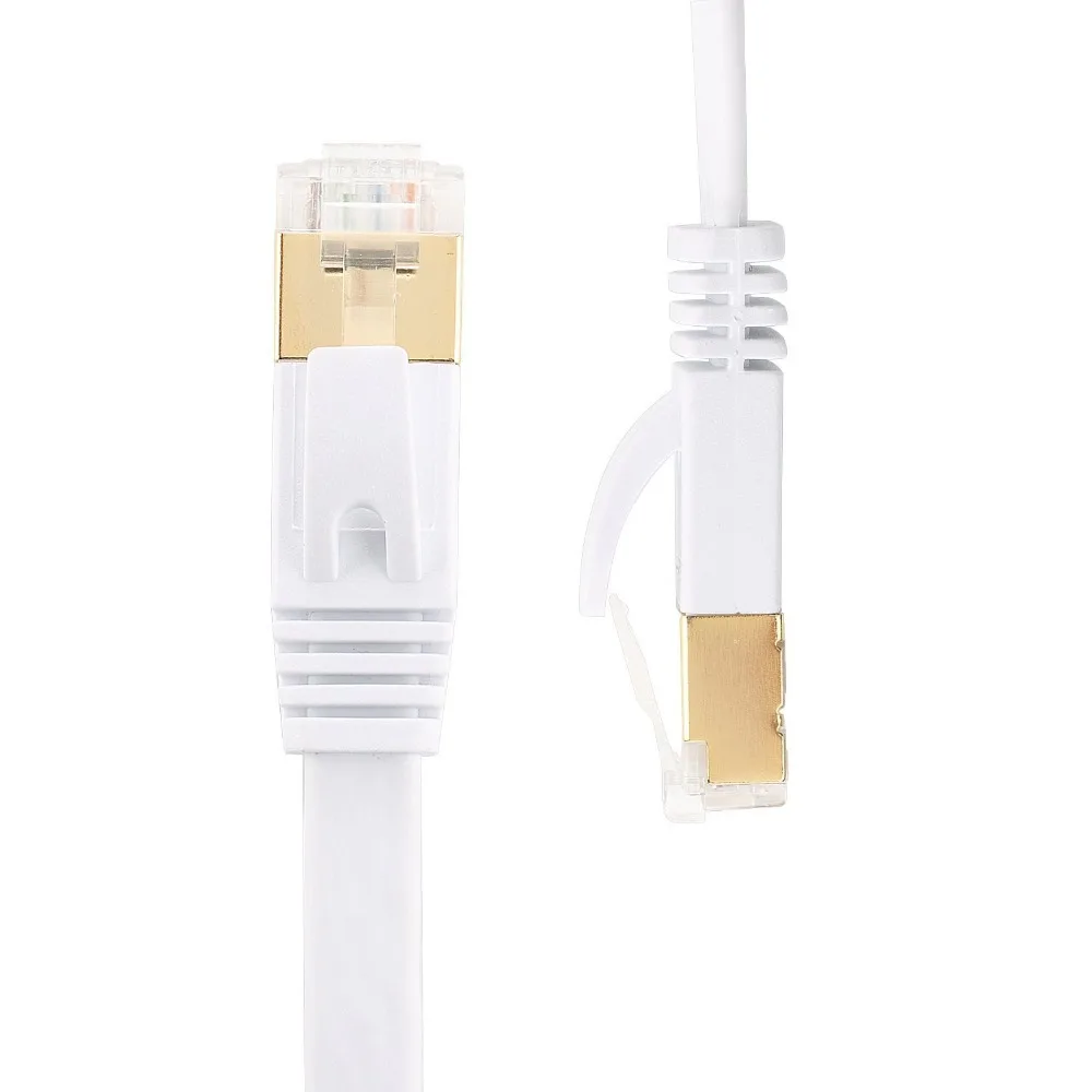longyue-10m 33ft Cat7 Shielded Ethernet Networking Cord Patch Cable 10Gbps 600Mhz S/STP Molded Network Lan Cable Stranded Copper