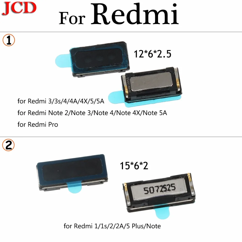 JCD для Xiaomi Redmi Pro 3 3s 4 4A 4X наушники Динамик Звук Наушники Замена Note 2 5|Шлейфы
