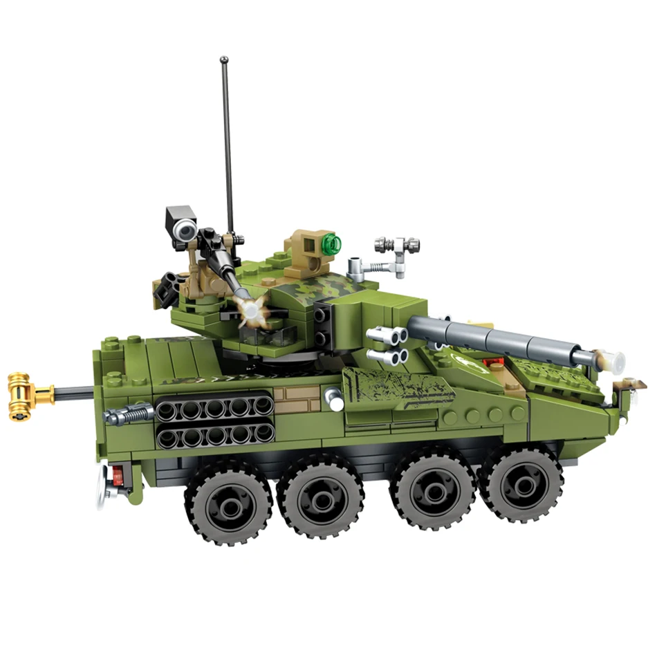 Sembo Игрушечные лошадки Черное золото Военная Униформа здания Конструкторы