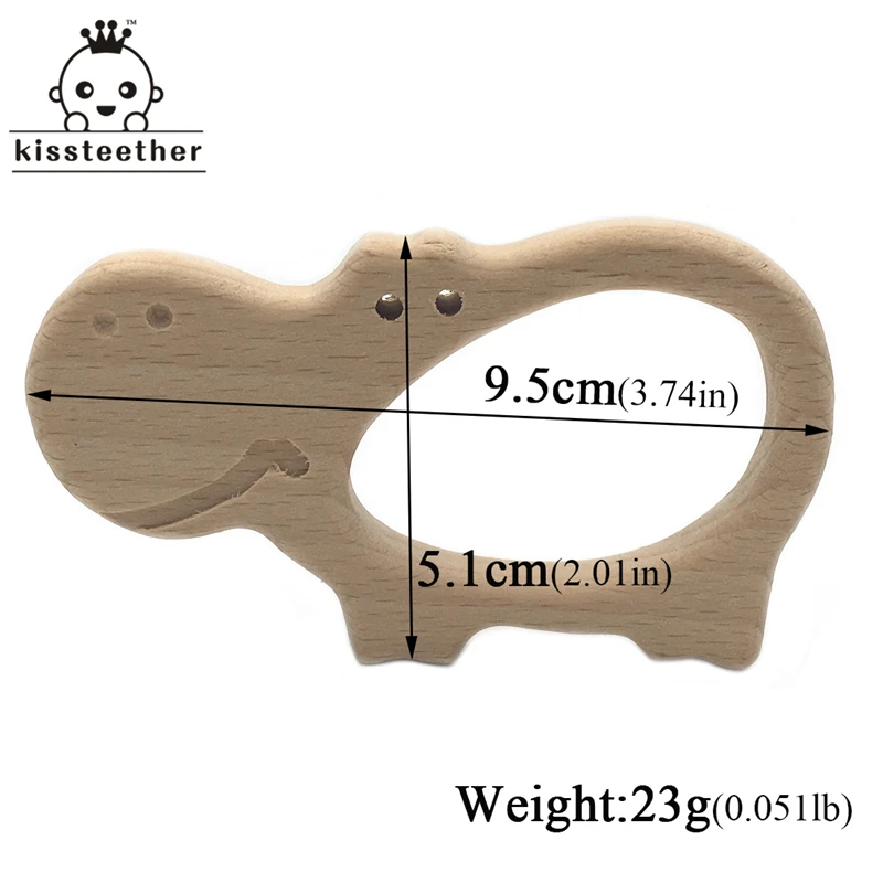 DIY детские игрушки для прорезывания зубов органические натуральные деревянные