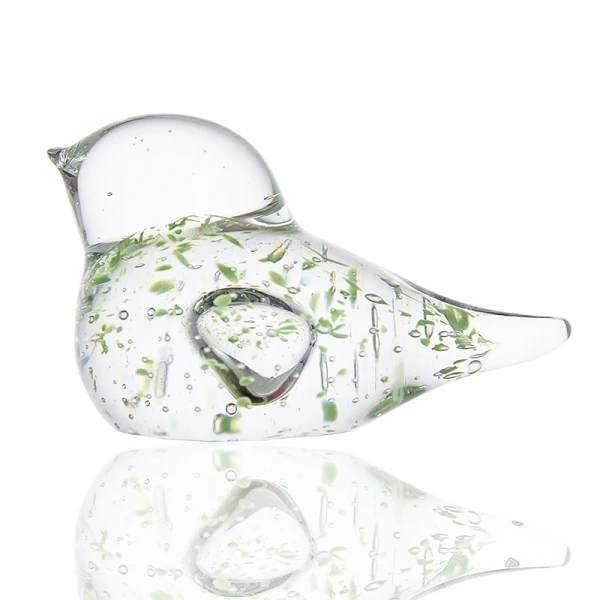 H&D 9 Styles Glass Blown Paperweight Bird Craft Unique Handmade Fancy Collectibles Gifts for Wedding Office Decor - Цвет: Type 7