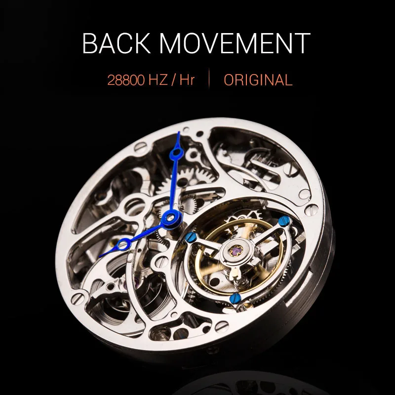 Оригинальный бренд Sanyang Kaitai Seagull Tourbillon мужские механические часы с 3D тиснением