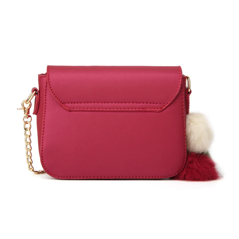 Сумка женская кожаная через плечо сумка мессенджер с мелкой цепочкой и