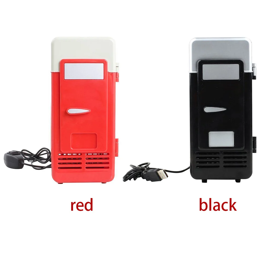 Автомобильный однобаночный охладитель для напитков, холодильник USB, портативный мини-холодильник для ПК, морозильная камера