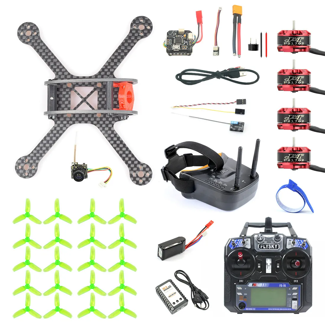 Мини 120 мм F3 OSD 2S RC FPV гоночный Дрон Квадрокоптер 700TVL камера VTX очки 10А ESC 7500KV Бесщеточный 2,4G 6ch BNF набор RTF