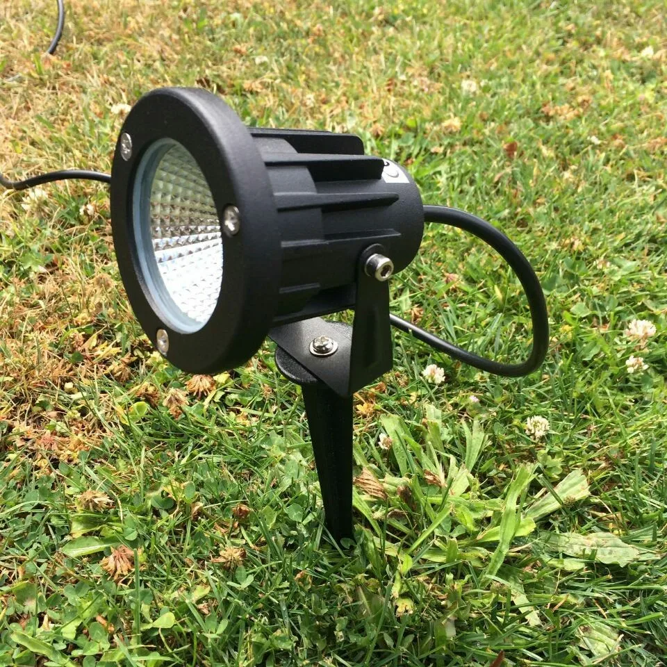 12v cob пейзажные лампы Открытый водонепроницаемый 5 Вт светодиодные точечные светильники со стержнем и кепки