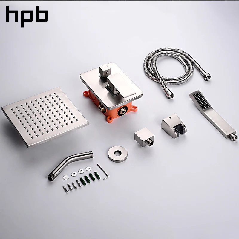 HPB 8 '𧈀*200 см насадка для душа матовый никель смеситель ванны и ванная комната