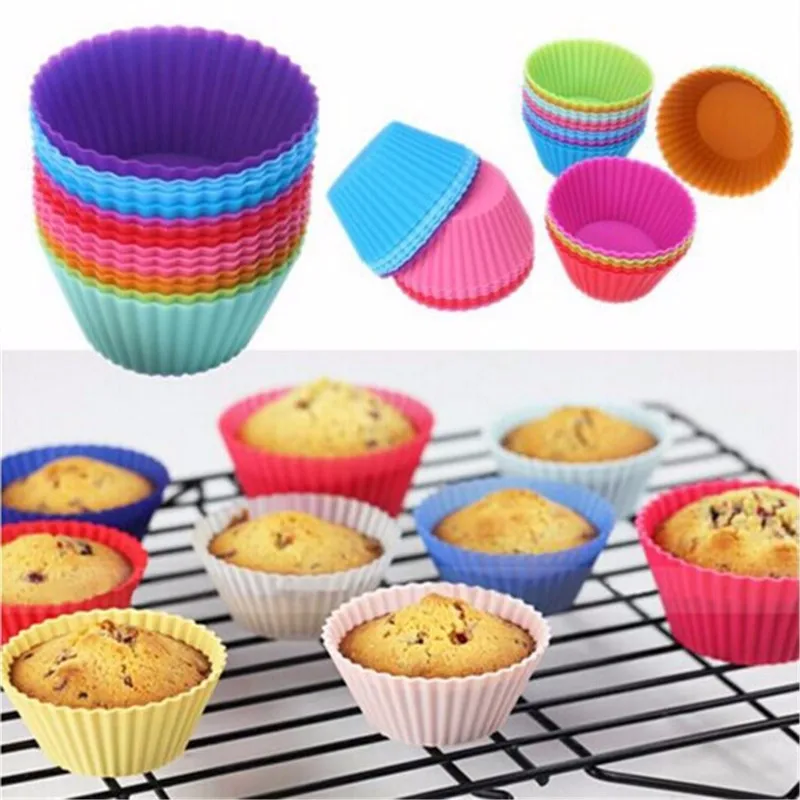 6 шт. силиконовые мини формы для выпечки кексов шт.|baking kitchen|baking tools for cakeskitchen baking |