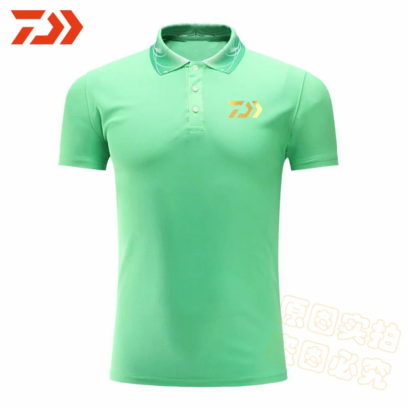 2019 New Fishing Clothing POLO Shirt Men Outdoor Breathable Hiking Camping Quick Dry Summer Daiwa Jersey | Спорт и развлечения