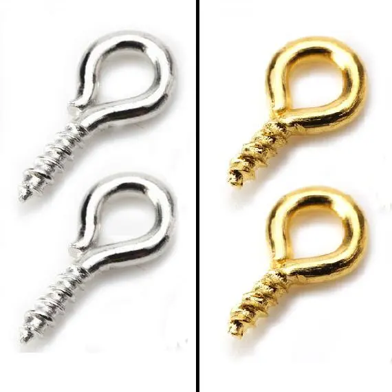 4000 шт. смешанные цвета винтовая булавка для глаз металлическая подвеска Findngs из смолы рамка для картин настенный крючок домашний декор товары для художественного творчества