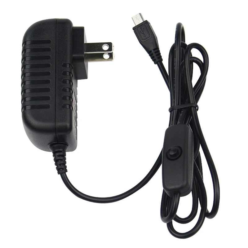 5V 3A Raspberry Pi 3 Model B + кнопка переключения питания адаптер Micro USB порт для plus|port micro usb|port
