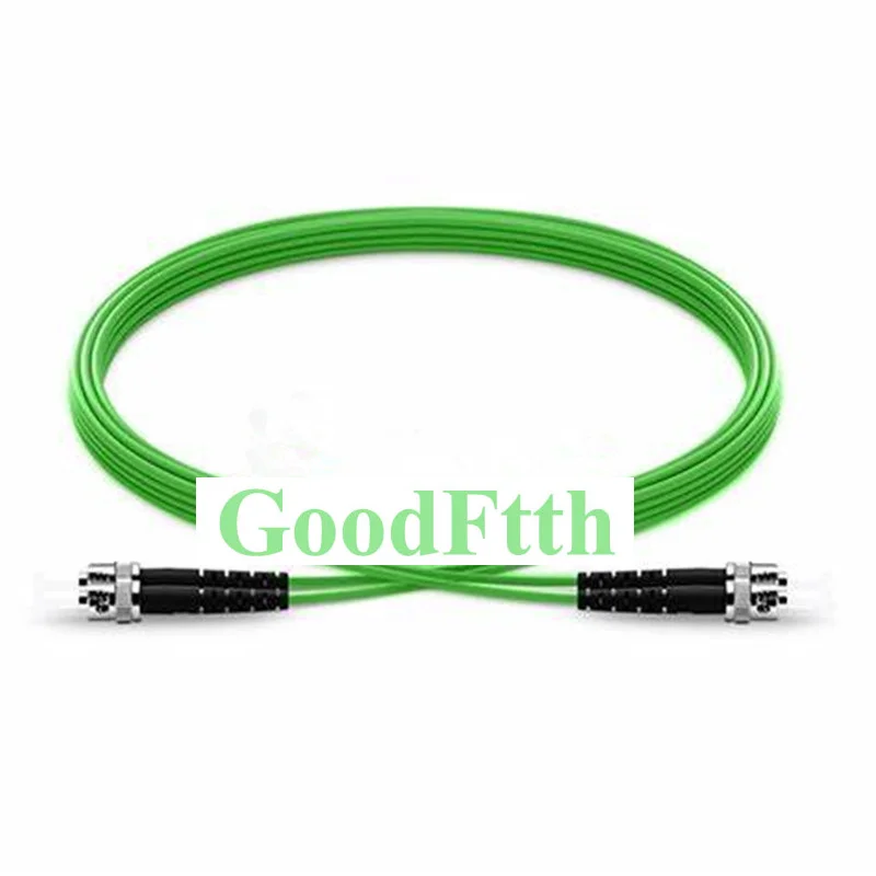 Оптоволоконный патч корд джемпер ST Multimode OM5 дуплекс GoodFtth 20 100m 25