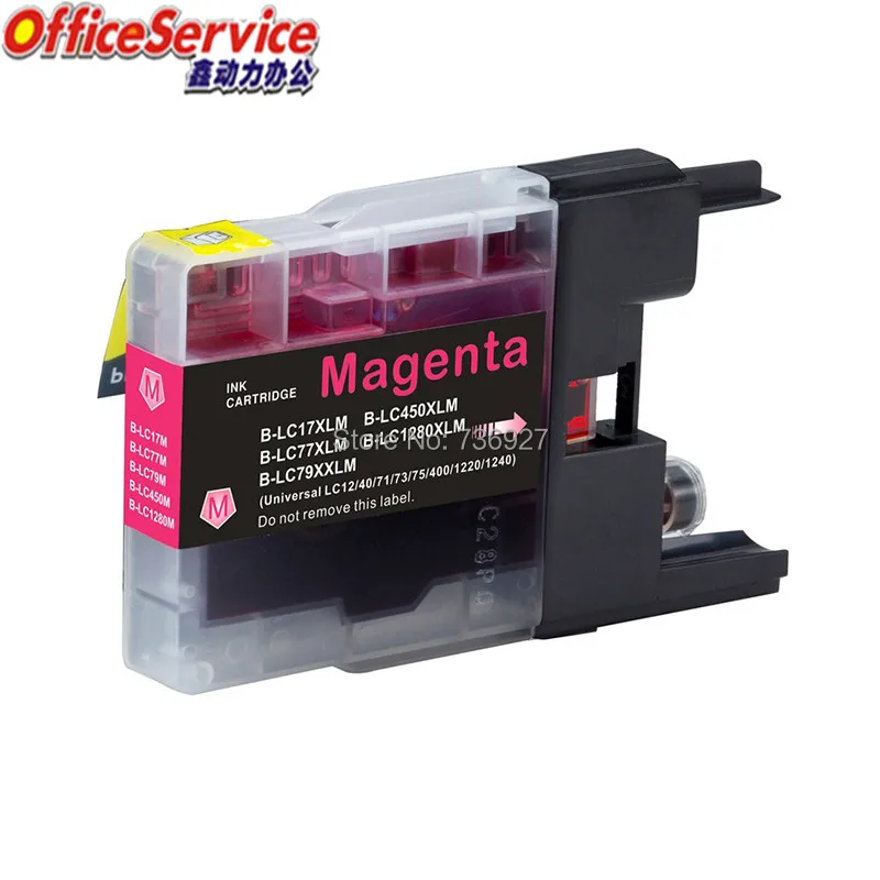 LC17 LC77 LC79 LC450 LC1280 LC1240 совместимый чернильный картридж для принтера Brother MFC-J430W J6910DW J825DW DCP-J525N DCP-J925N принтер