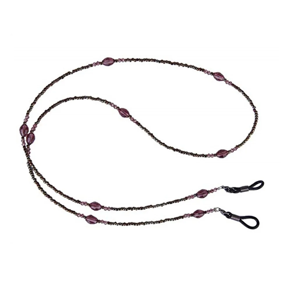 Цепочка для очков Женская Нескользящая Модный шнур с бусинами солнцезащитных