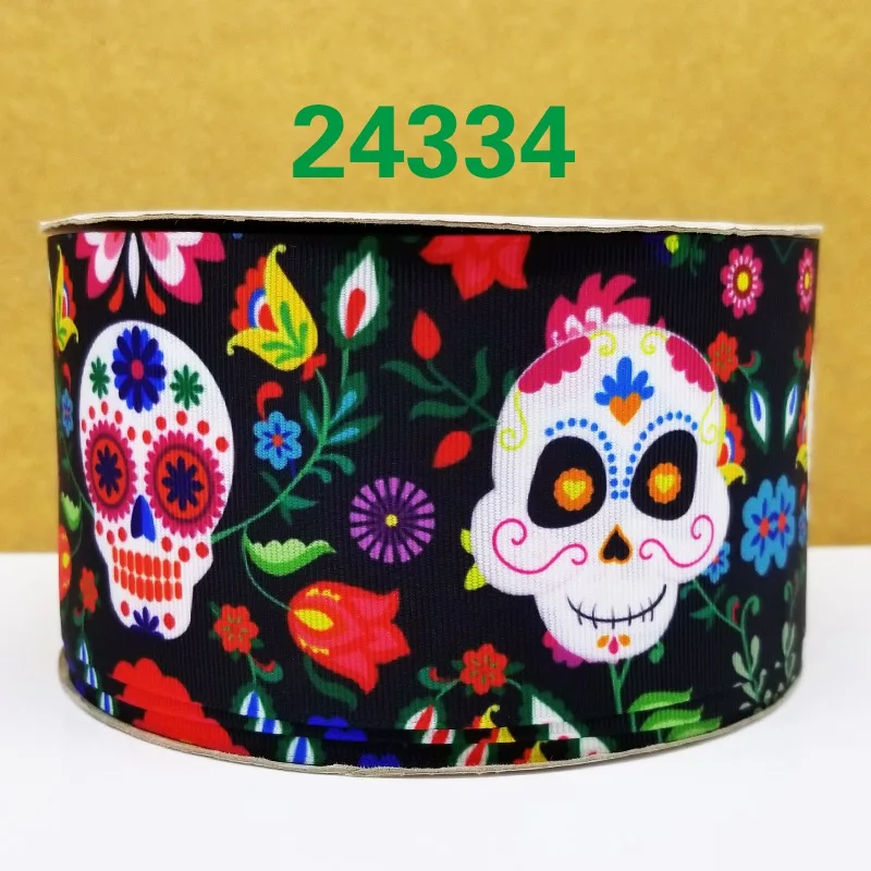 Бесплатная доставка 50 ярдов мультфильм печатных grosgrain ленты 24334|Ленты для шитья| |