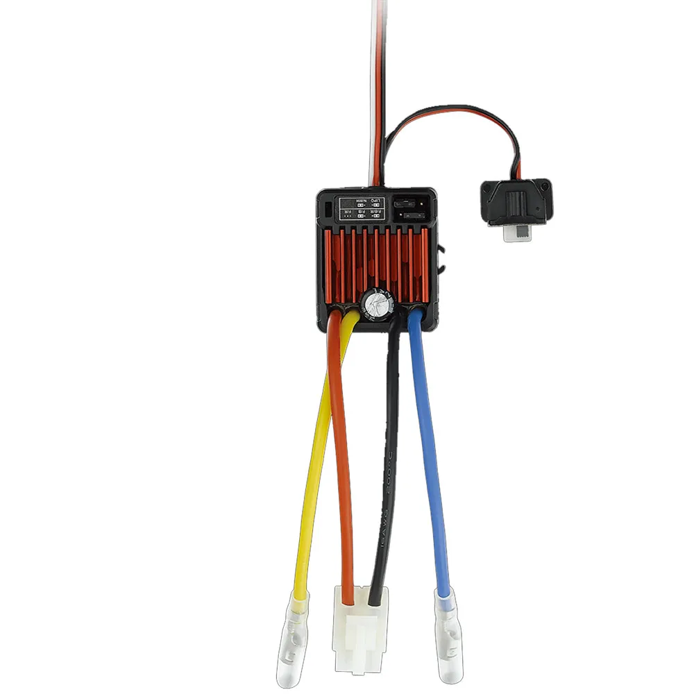Контроллер скорости мотора HobbyWing 1/10 с щеточным двигателем ESC 60A контроллер для