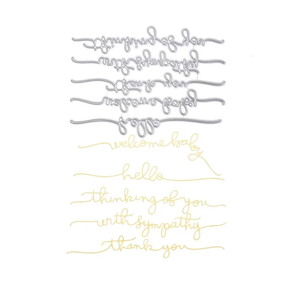 Металлические Вырубные штампы для скрапбукинга новые и изготовления карт DIY