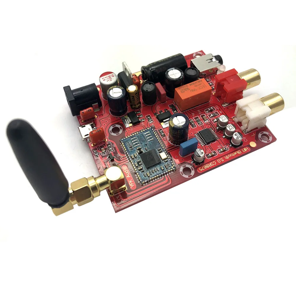 Lusya AUX вход CSR8675 беспроводной Bluetooth 5,0 приемник плата PCM5102A APTX HD ies DAC декодер 24 бит с антенной A2-005