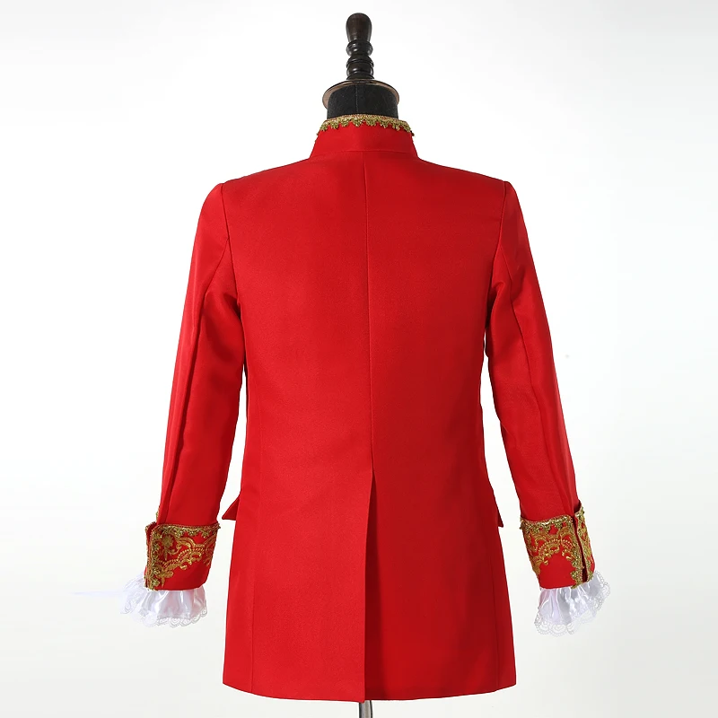 Мужские костюмы в европейском стиле красные черные белые новые королевской