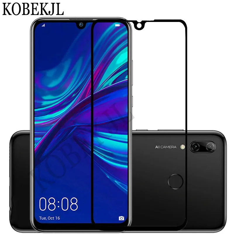 HD Screen Protector Huawei P Smart 2019 Tempered Glass For PSmart POT-LX1 POT-LX3 Full Cover Film 6.21 | Мобильные телефоны и