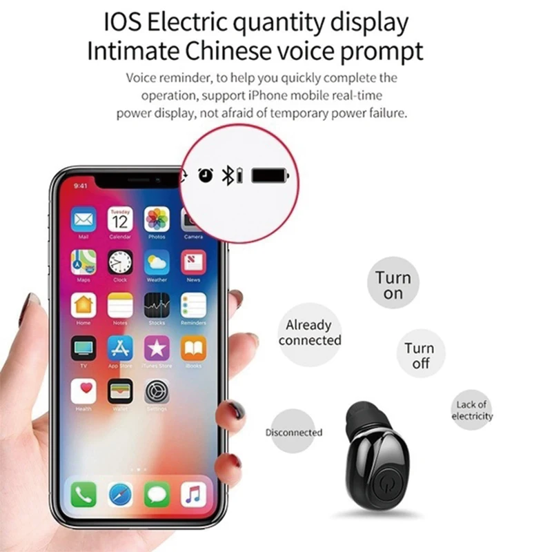 X8 наушники-вкладыши tws беспроводные Bluetooth наушники 5D бинауральные стерео