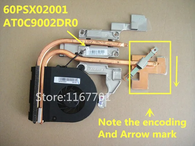 Радиатор охлаждения для ноутбука/ноутбука радиатор и вентилятор Acer Aspire 5741 5741g 5742