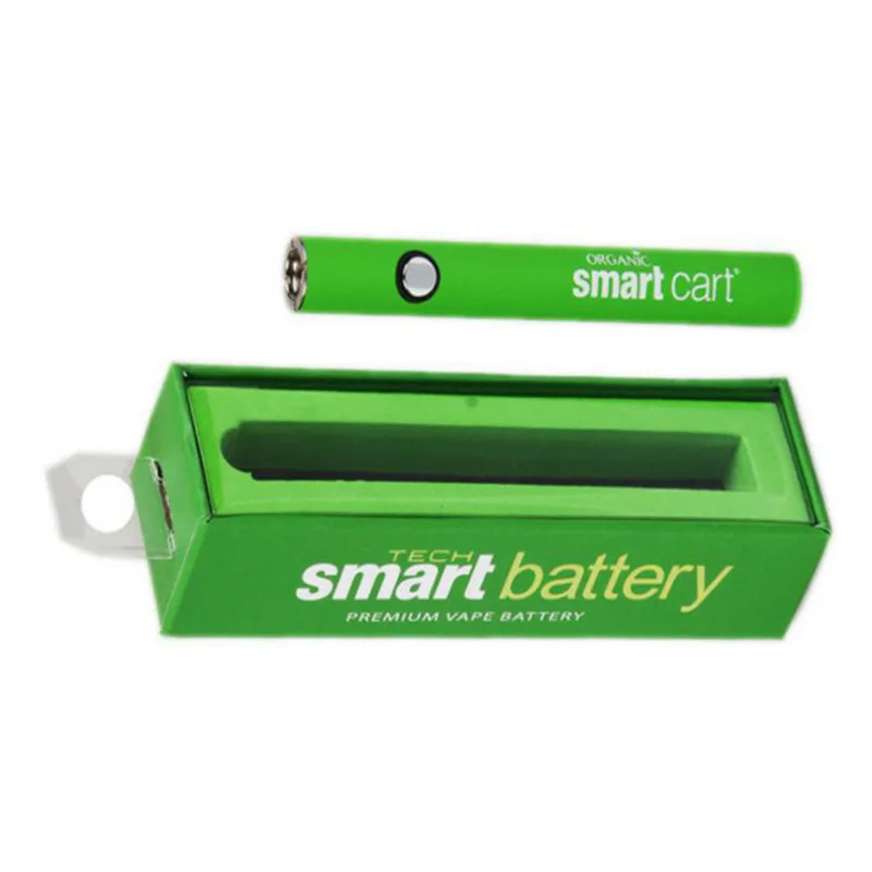 Smart cart батарея предварительного нагрева CBD 380 мАч 510 Thread для Dank vape атомайзер с