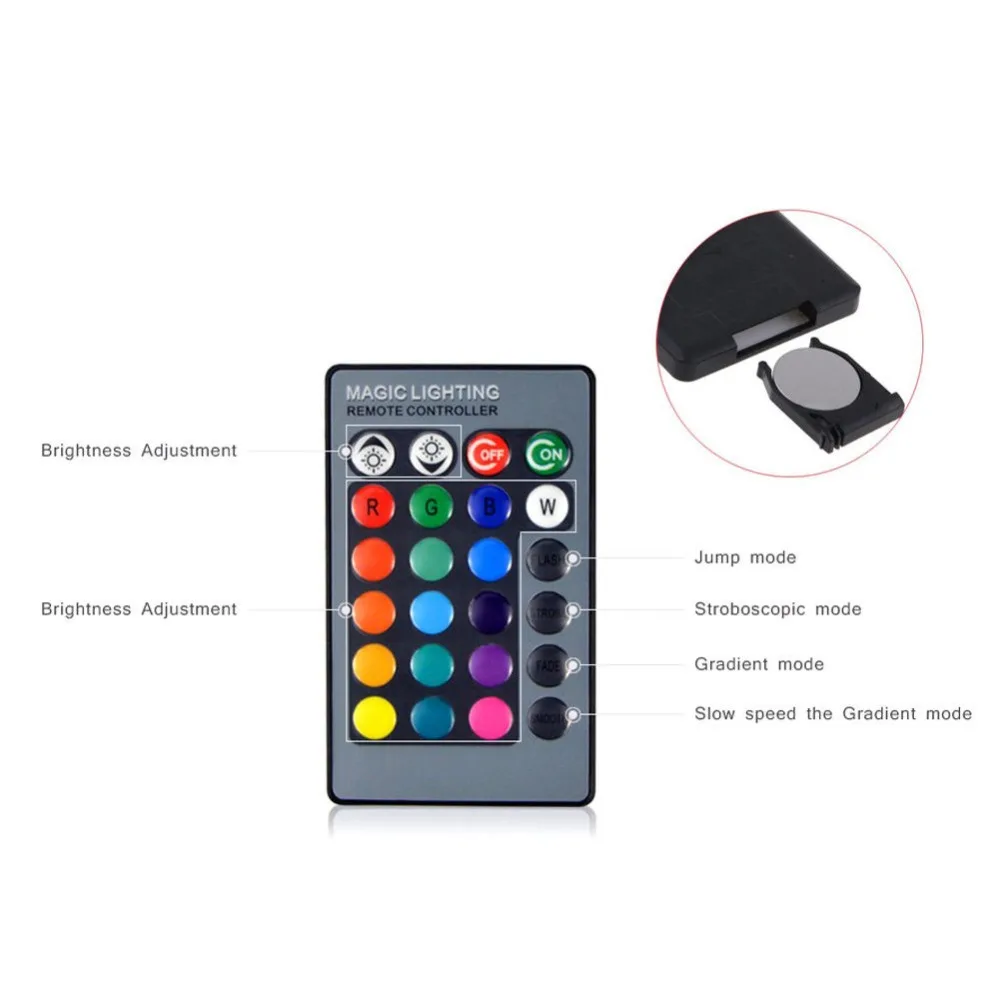 10 Вт 16 Цвет Изменение RGB магический светильник лампа 85 265V 220V 20000 часов