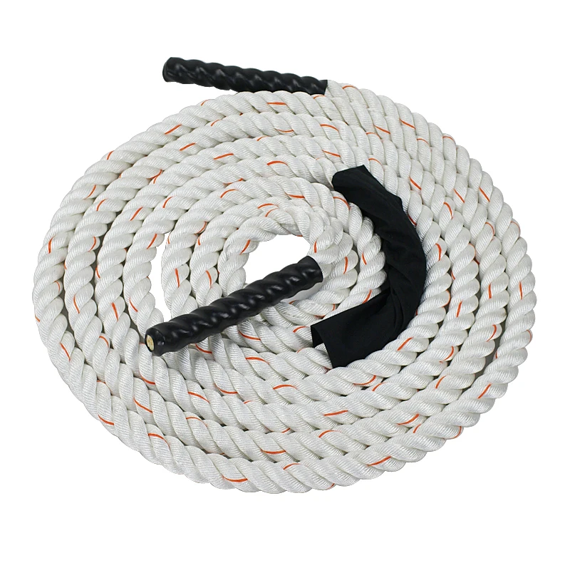 good price white 1.5*40ft Poly Dacron Battle Rope Workout Training Undulation US | Спорт и развлечения