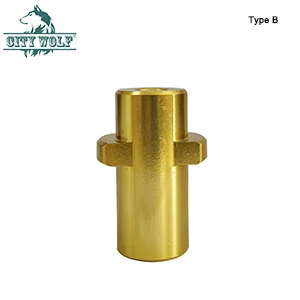 100PCS high pressure washer aluminum adaptor G1/4 thread outside inside wire Karcher K2-K7 spray water gun city wolf car | Автомобили и