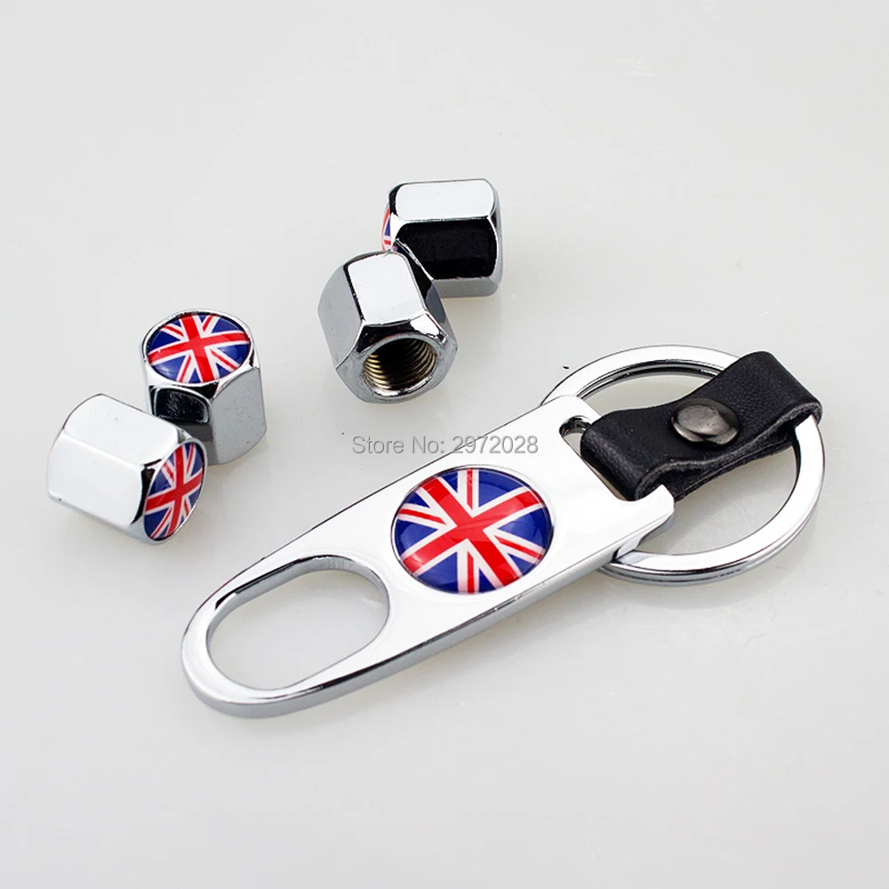 4 x стайлинга автомобилей Нержавеющая сталь из цинкового сплава колесный вентиля